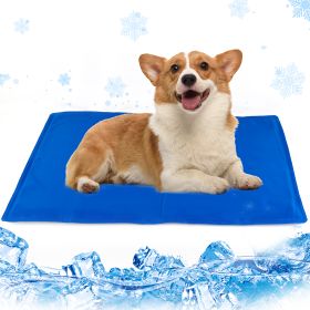 Dog Cooling Mat, Pet Cooling Mat For Dogs And Cats, Pressure Activated Dog Cooling Pad (Option: 50x90cm)