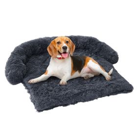 Dog Bed Mat For Couch - Non-Slip, Machine Washable (Option: 43x41x7inch-Dark Grey)